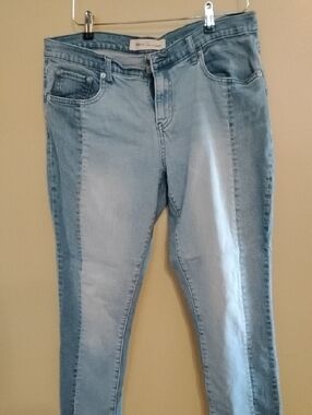 GAP Light Blue Two-Tone Skinny Jeans
